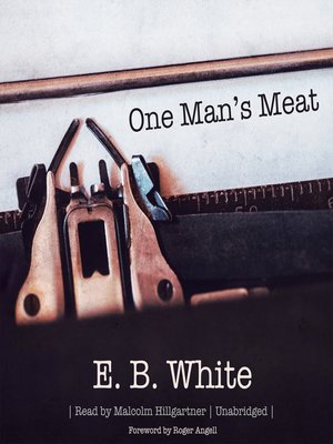 cover image of One Man's Meat